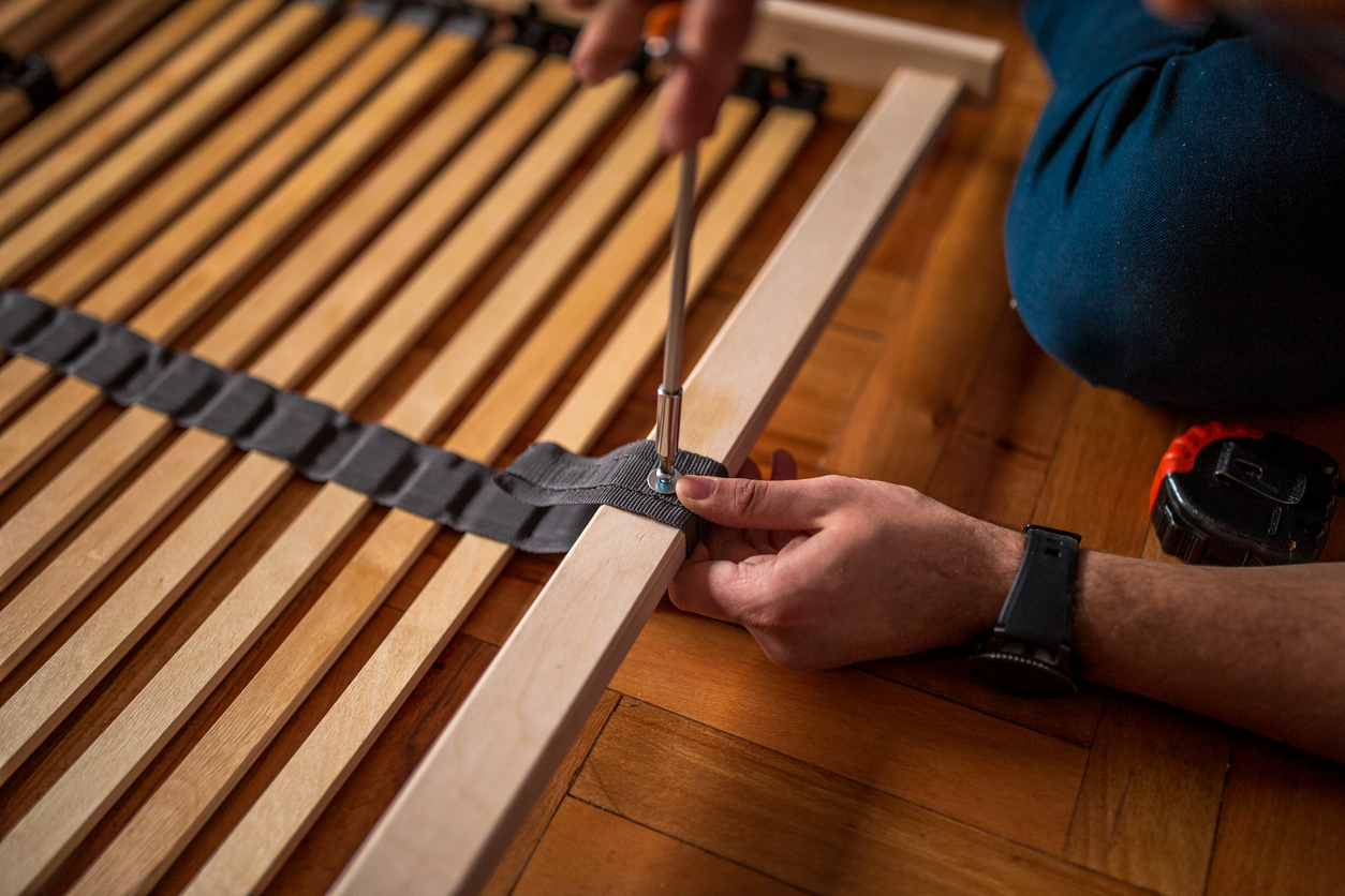 Tightening the screw