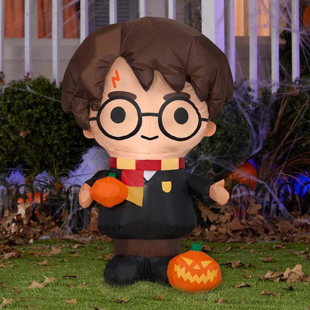 Best Outdoor Halloween Decorations Option Light-Up Halloween Harry Potter Inflatable Yard Decoration