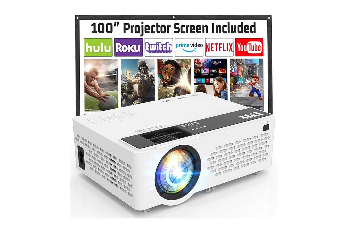 Gifts That Look Way More Expensive Than They Really Are Mini Projector with Screen