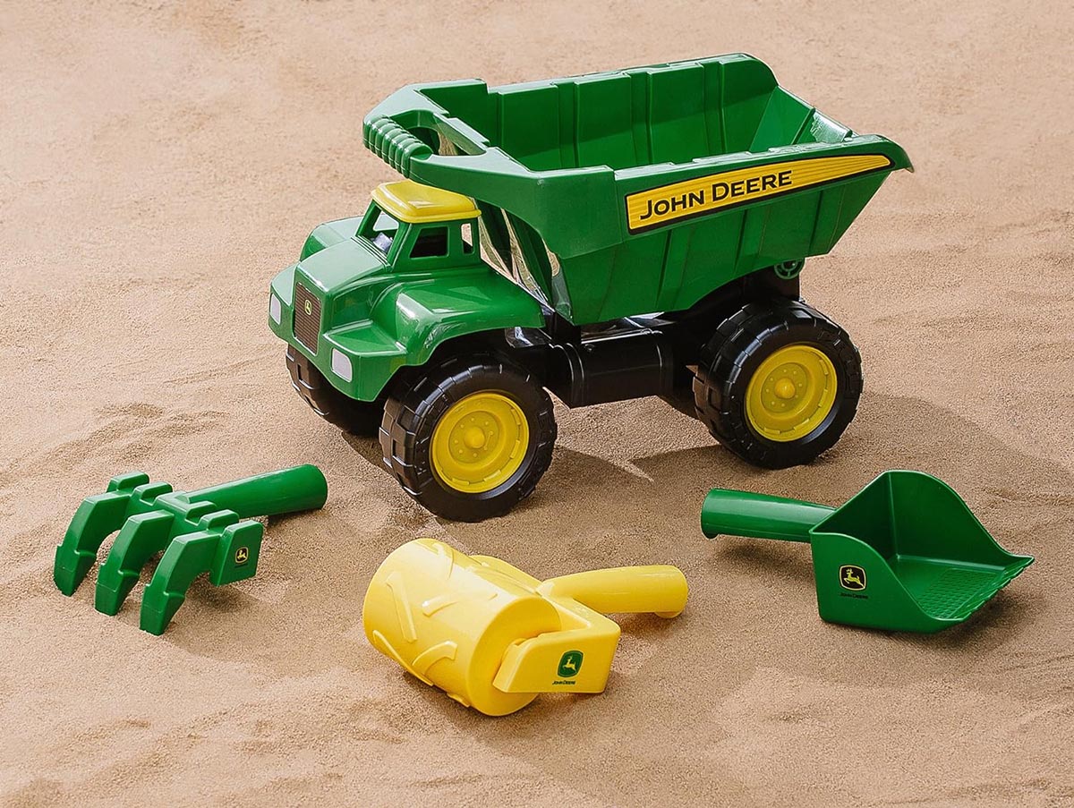 Kids Gift Guide Option Tomy John Deere Dump Truck Sand Toy