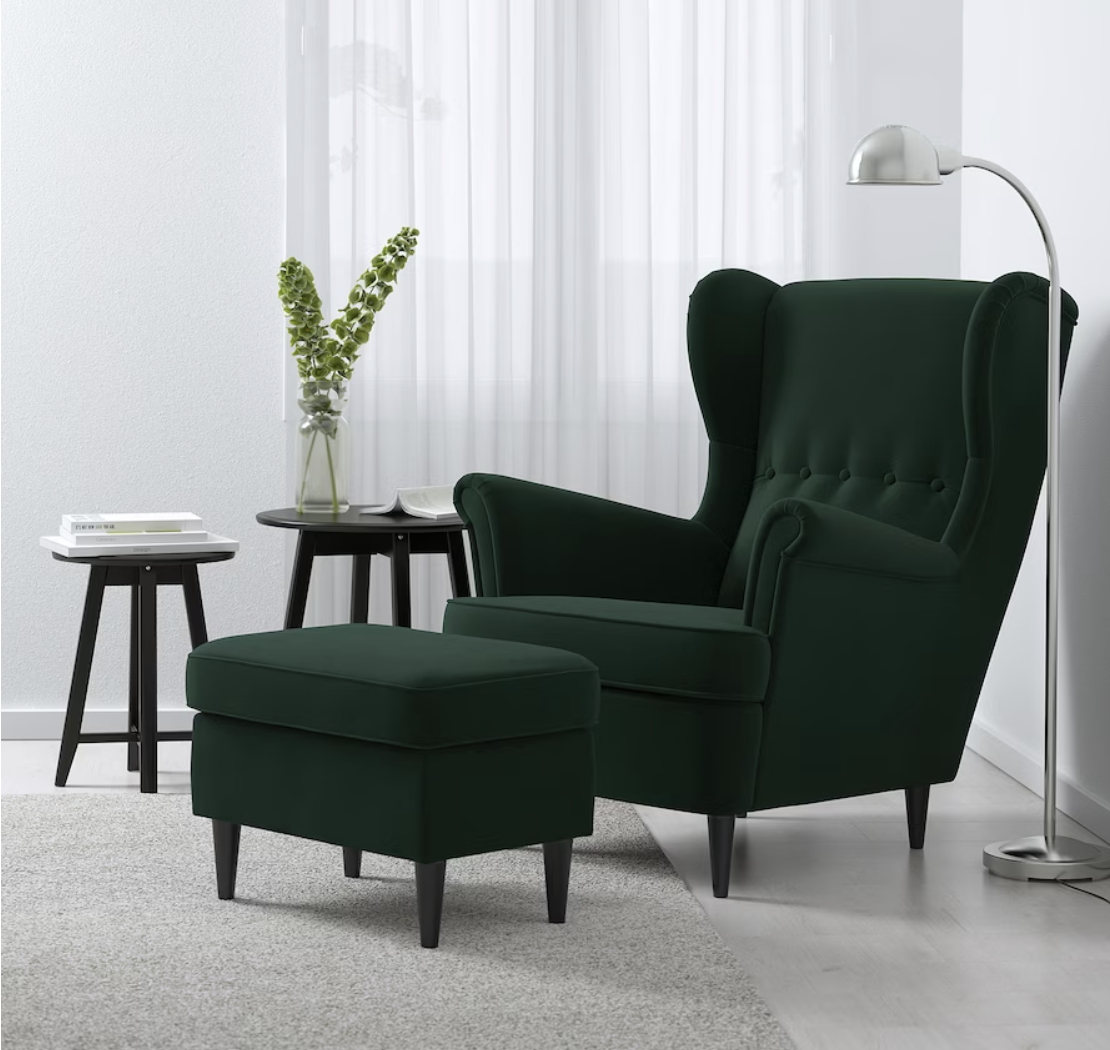 Strandmon Wing Chair at Ikea for $429