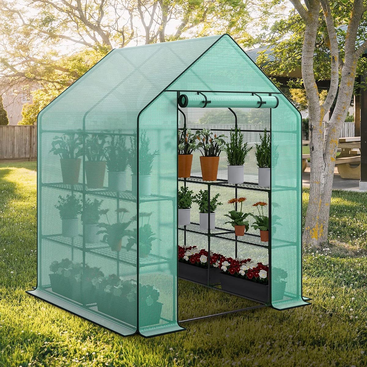 The Best Gifts for Gardeners Option Mini Walk-in Greenhouse Indoor Outdoor