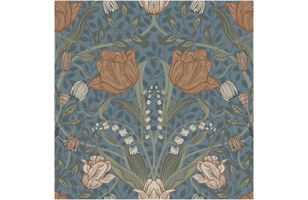 Vintage Home Products Option A-Street Prints Annelie 57.5-sq ft Floral Wallpaper