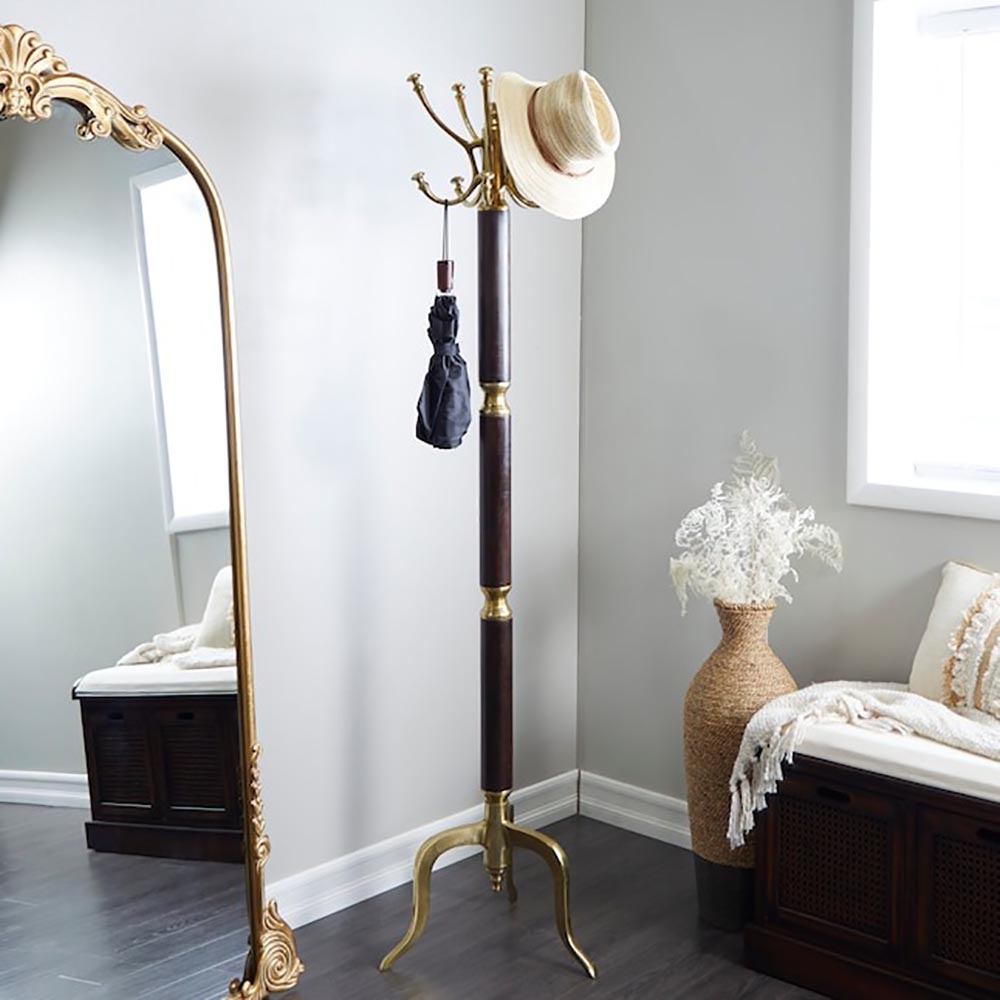 Vintage Home Products Option Grayson Lane 72 In. x 18 In. Traditional Coat Rack