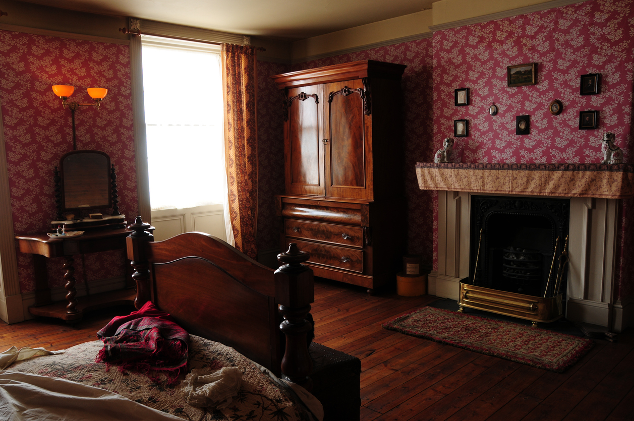 Victorian bedroom, Jersey.
