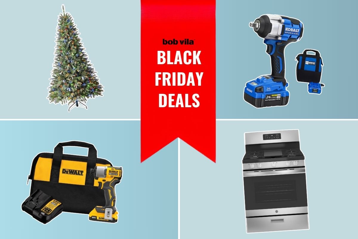 The Best Lowe's Black Friday Deals Include a Christmas Tree, Kobalt Drill, DeWalt Power Drill, and a Range