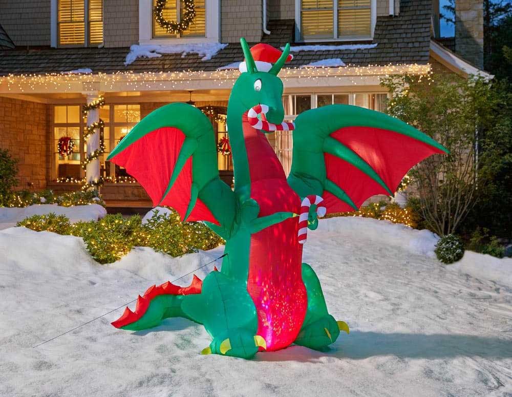 The Best Christmas Inflatables Option Dragon Holiday Inflatable