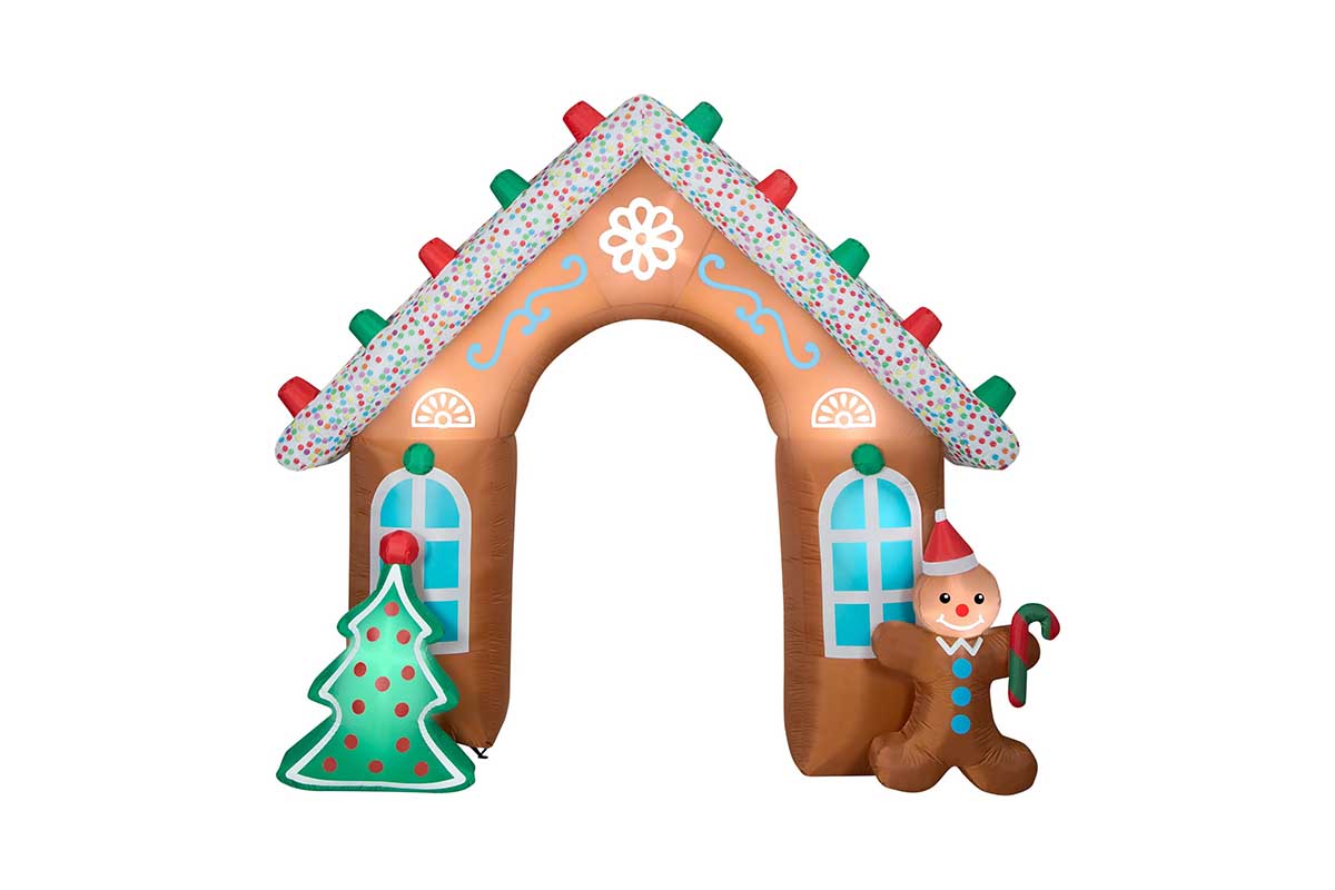 The Best Christmas Inflatables Option Gemmy Christmas Airblown Inflatable Gingerbread Archway