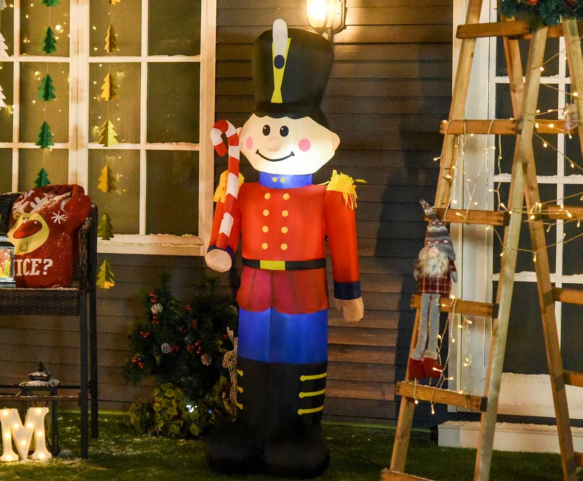 The Best Christmas Inflatables Option Toy Soldier Nutcracker Inflatable