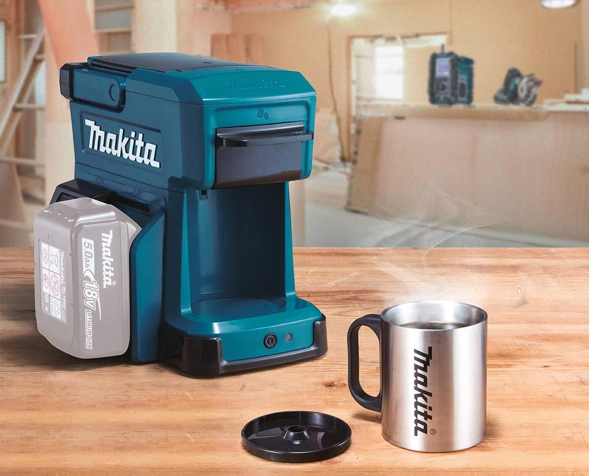 The Best Gifts for Construction Workers Option Makita Cordless Coffee Maker