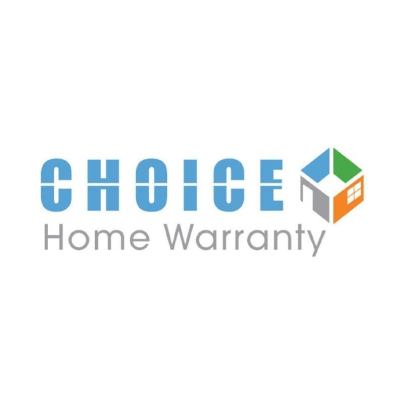 The words 'Choice Home Warranty' and the company's house logo appear on a white background.