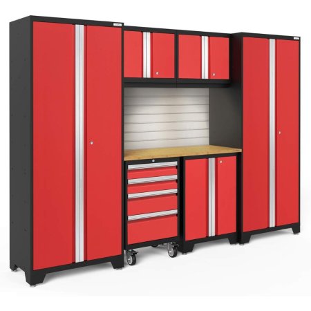 The NewAge Products Pro Series 7-Piece Cabinet Set on a white background.
