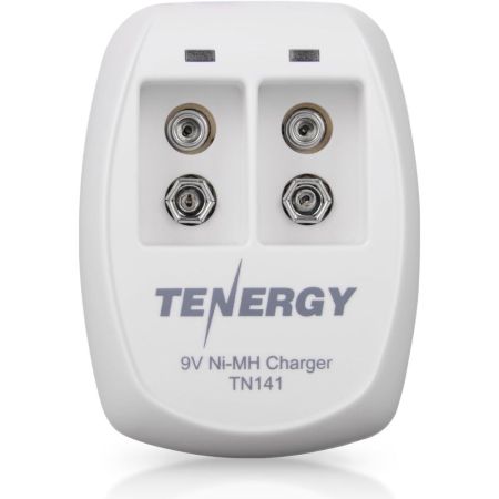 Tenergy TN141 Smart 2-Bay 9V NiMH Battery Charger