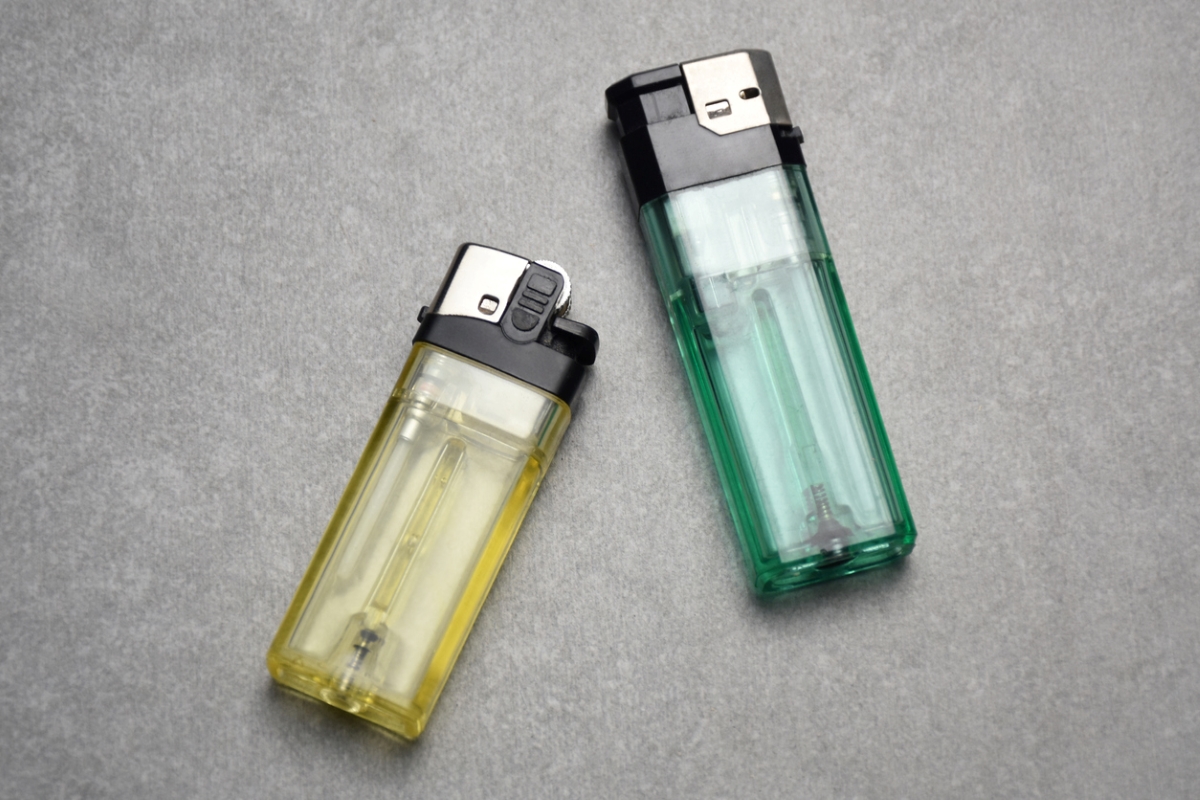 Two lighters.