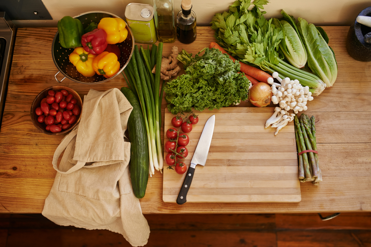 Shot of a variety of fresh produce on a table