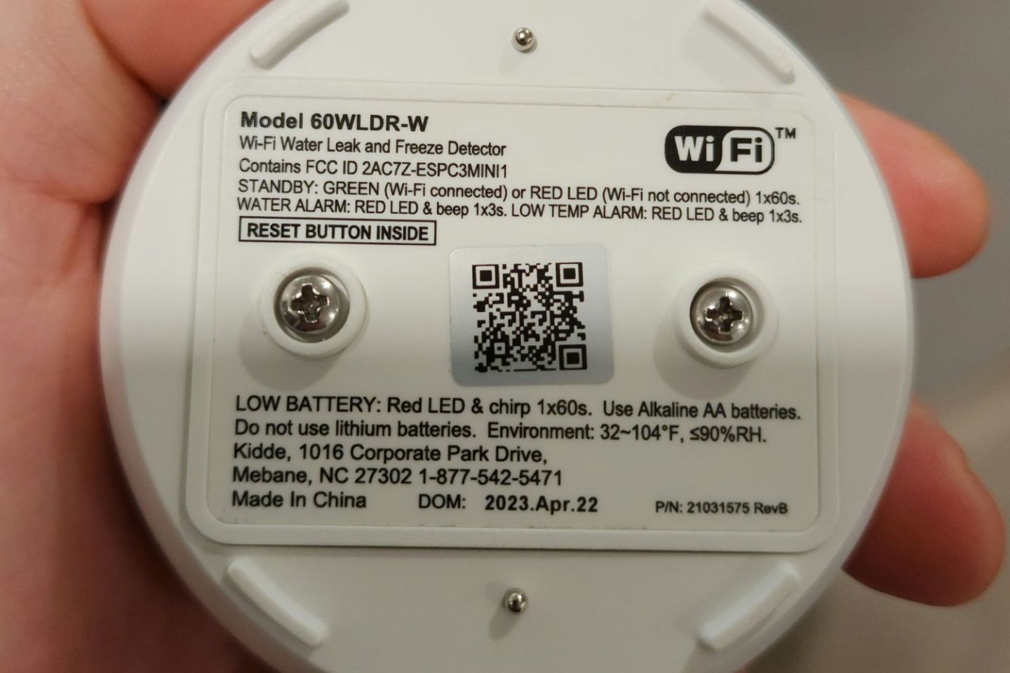 We Tested the Kiddie Water Leak and Freeze Detector, See our Review