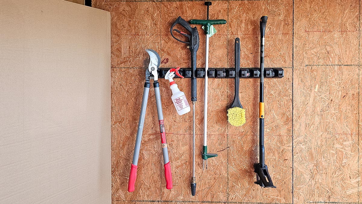The Best Garage Storage System Imillet broom pole holder
