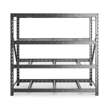  The Best Garage Storage System Option Gladiator 4-Tier Welded Garage Shelving Unit