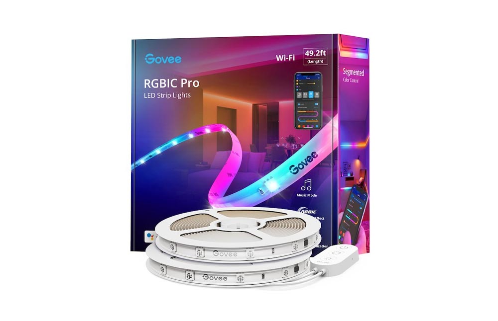 The Best Gifts to Shop at Lowe Option Govee 49.2ft Wi-Fi RGBIC LED Strip Light