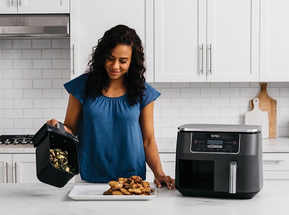 The Best Gifts to Shop at Lowe Option Ninja Foodi 6-in-1 8 qt. 2-Basket Air Fryer