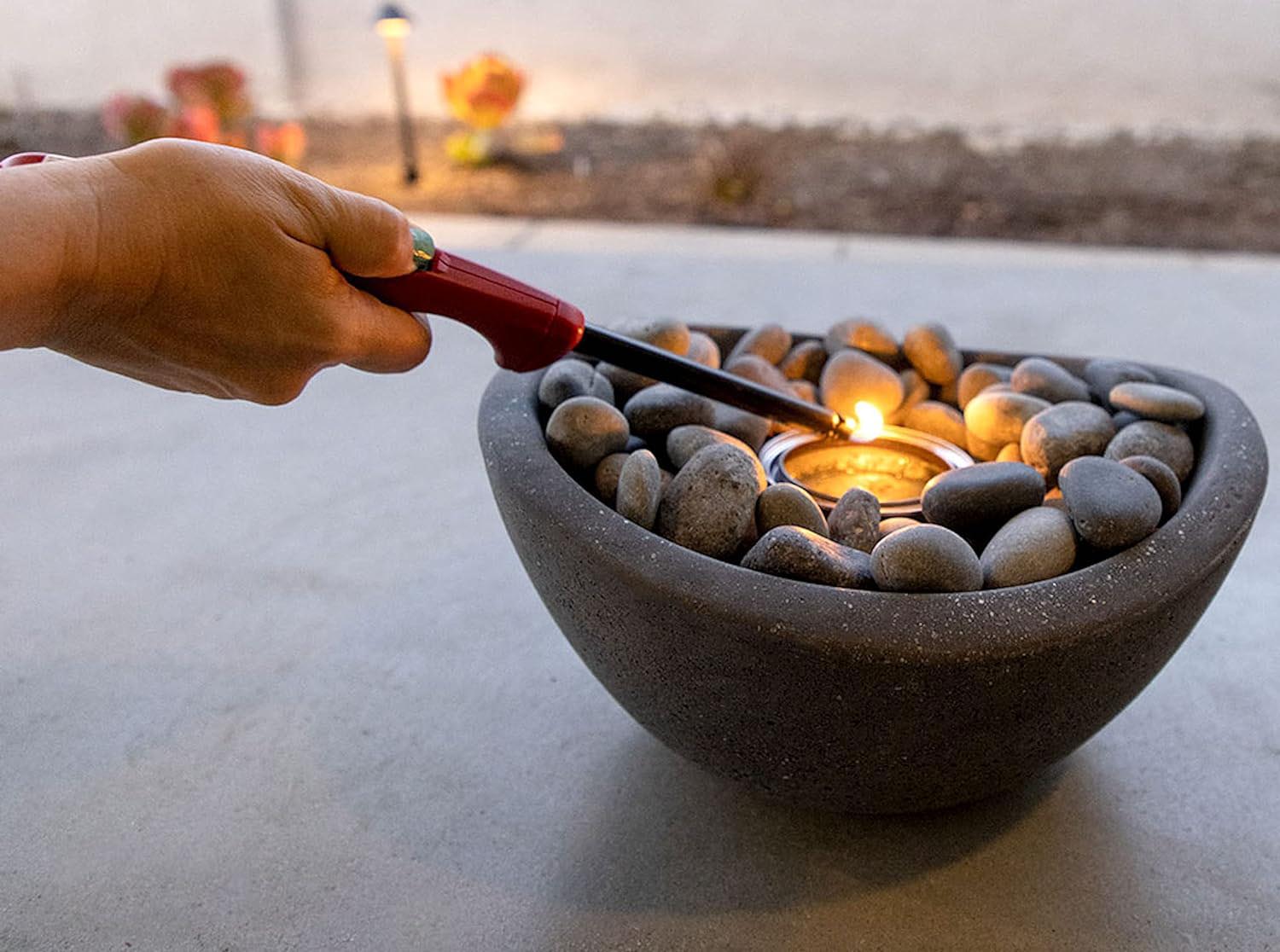 The Best Outdoor Living Products Option TerraFlame Wave Tabletop Fire Bowl