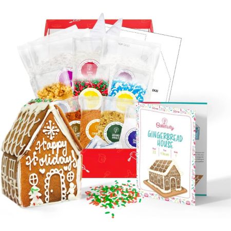 Baketivity Baking Kit Holiday Gingerbread House Kit 