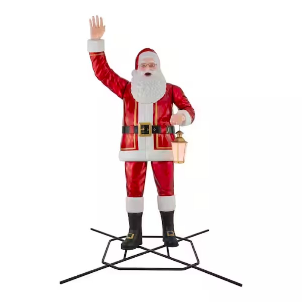 The Best Outdoor Christmas Decorations Option: Giant-Sized LED Towering Santa
