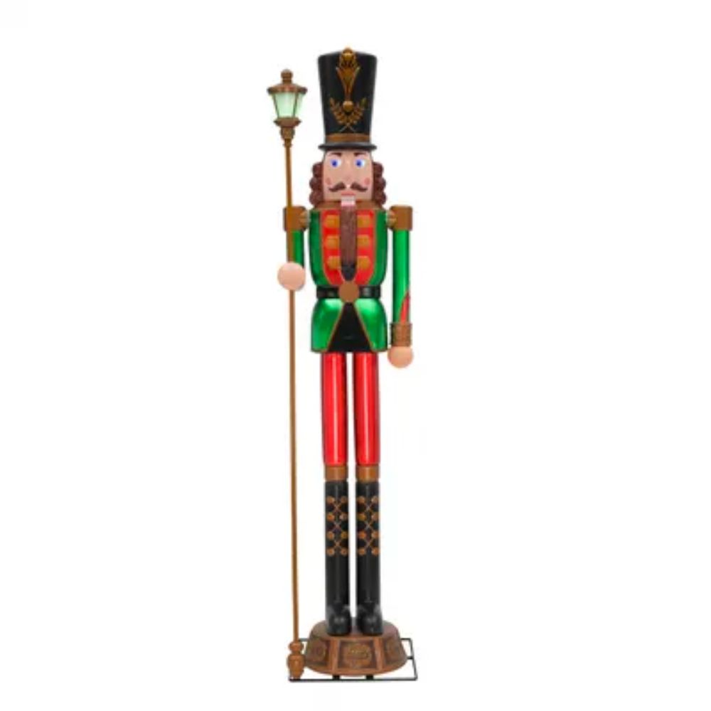 The Best Outdoor Christmas Decorations Option: Giant-Sized Lantern Nutcracker 