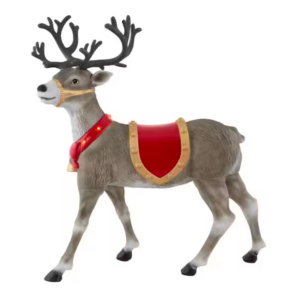 The Best Outdoor Christmas Decorations Option: LED Standing Buck