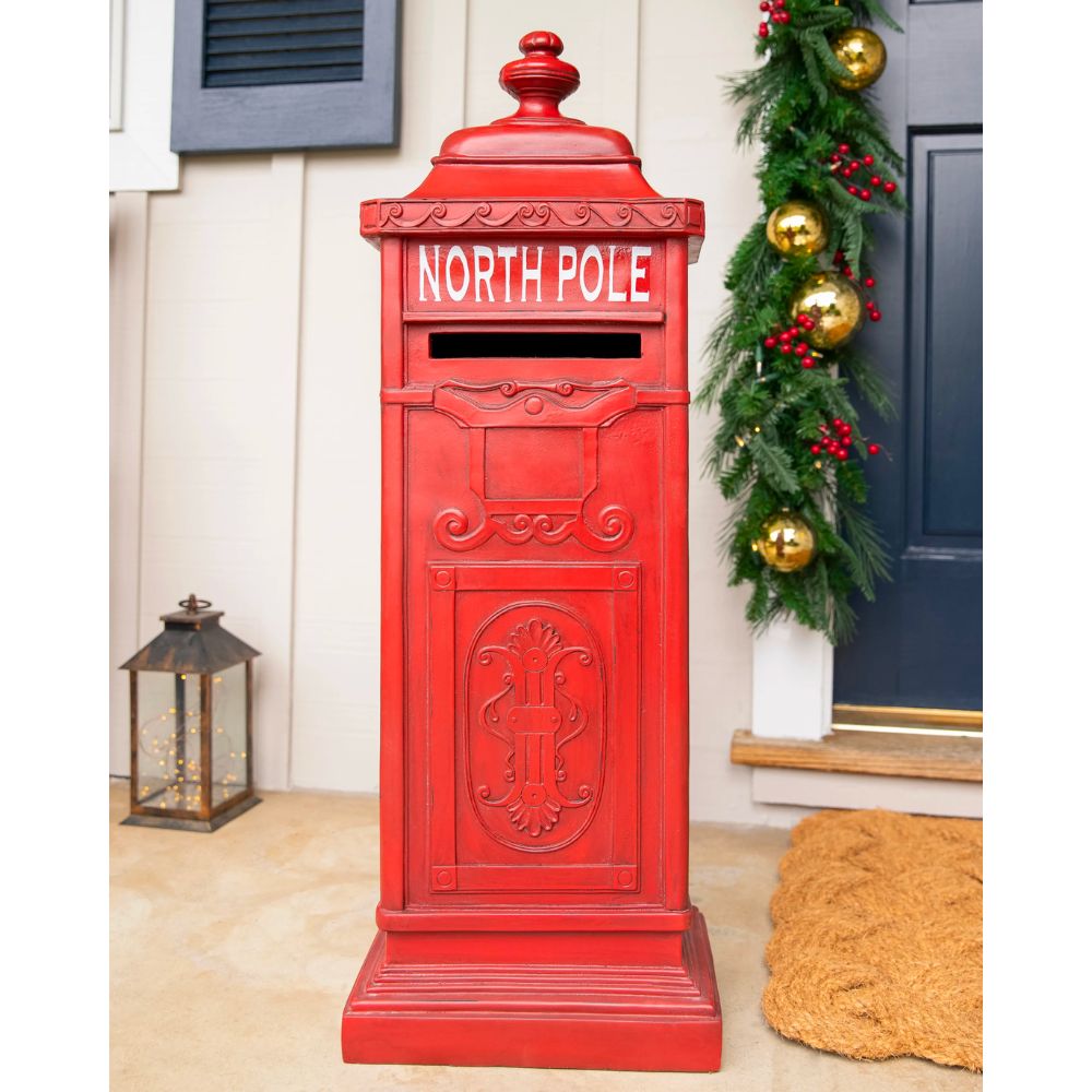 The Best Outdoor Christmas Decorations Option: Outdoor Letters to Santa Mailbox 