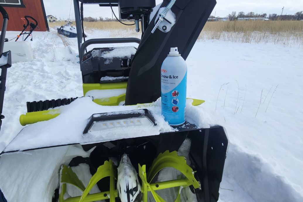 DuPont Nonstick Snow Blower Spray Put to the Test