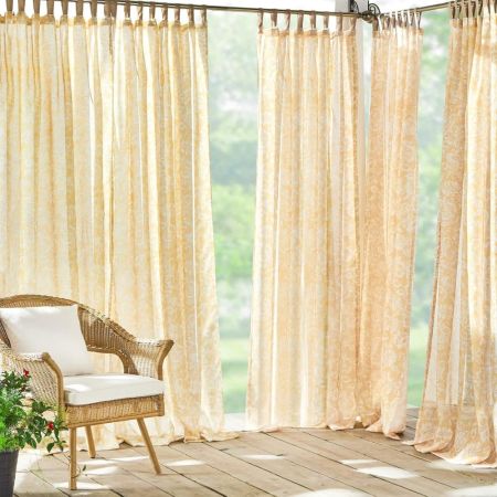 Elrene Home Fashions Verena Floral Curtain