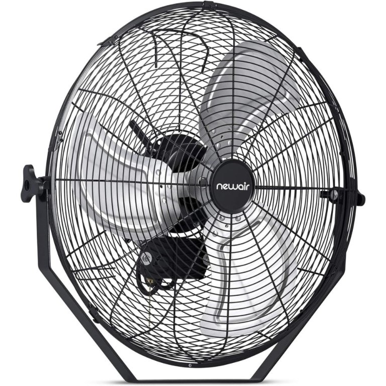  The NewAir Outdoor High-Velocity Wall-Mounted Fan on a white background.