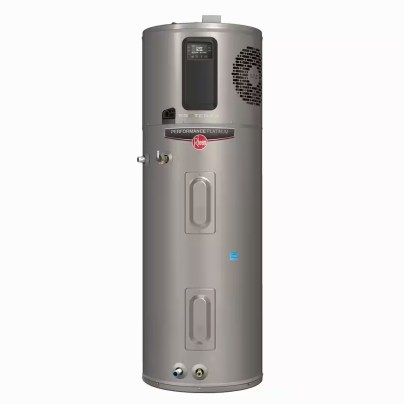 The Rheem Performance Platinum Hybrid Water Heater on a white background.