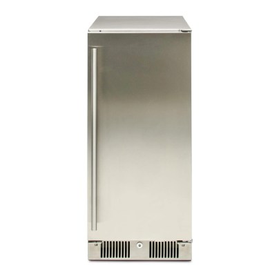 The Blaze 15-Inch Outdoor Refrigerator on a white background.