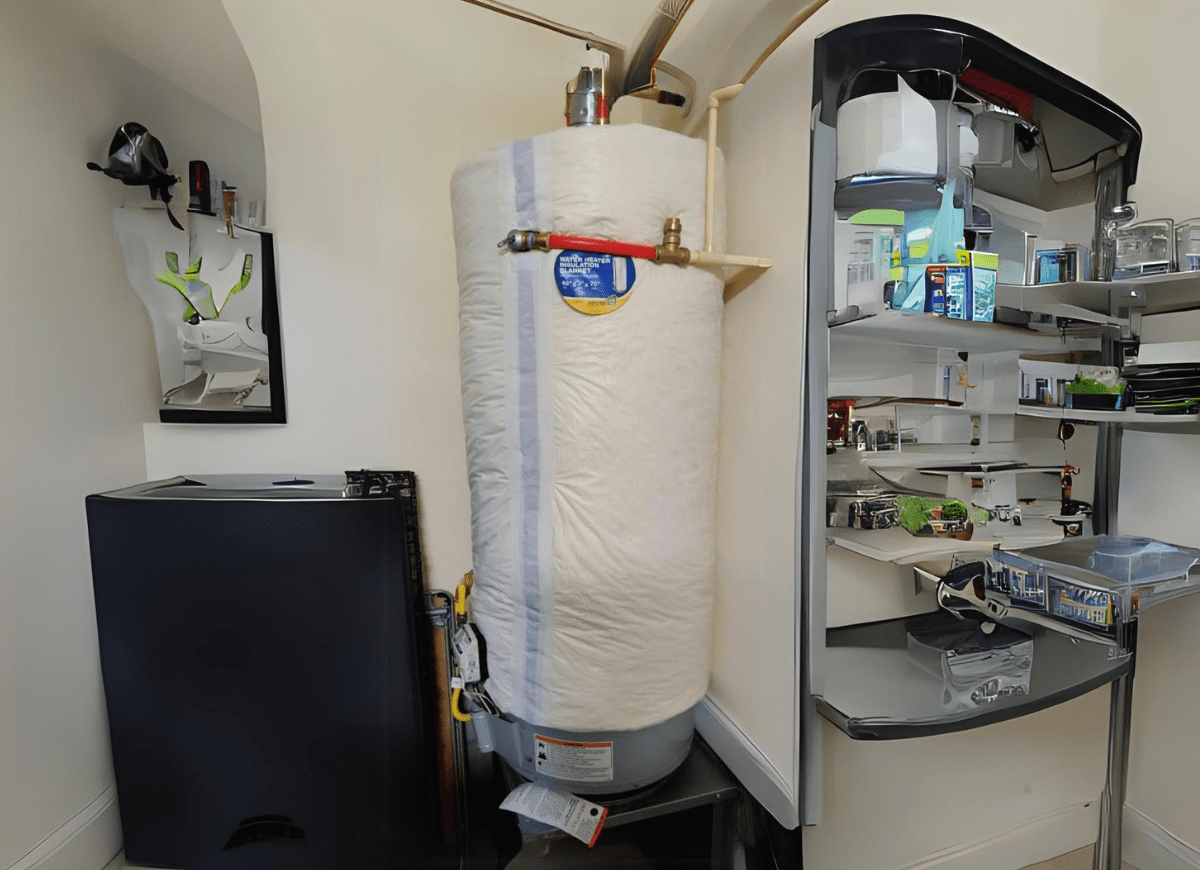Wrapped water heater