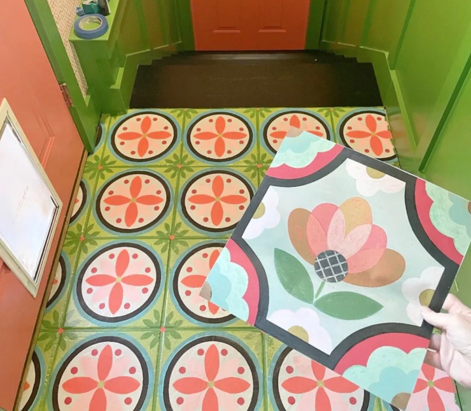 The 10 Best Painted Tile Floor DIYs We've Ever Seen