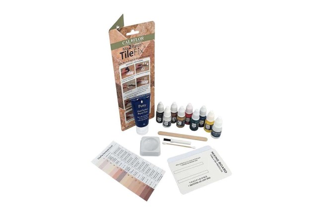 Products for Quick Fixes Around the House Option CalFlor Tile & Stone Repair Kit