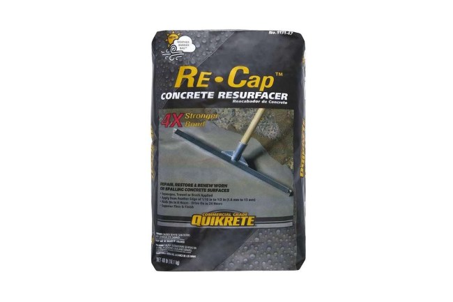 Products for Quick Fixes Around the House Option Quikrete Re-Cap Concrete Resurfacer