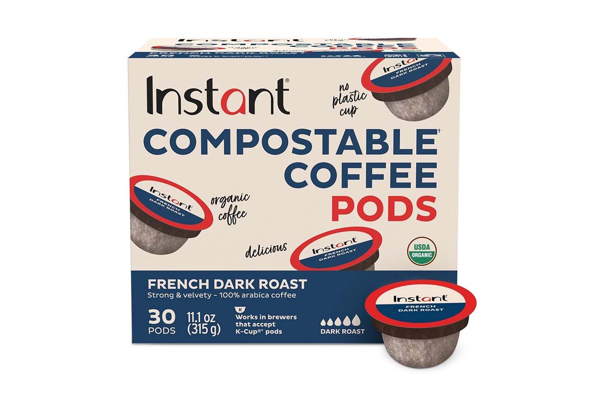 The Best Compostable Product Option Instant Compostable Dark Roast Coffee Pods