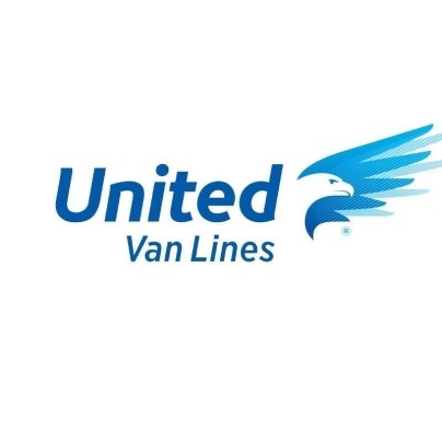 The blue UVL wing logo appears next to the words "United Van Lines" written in blue on a white background.