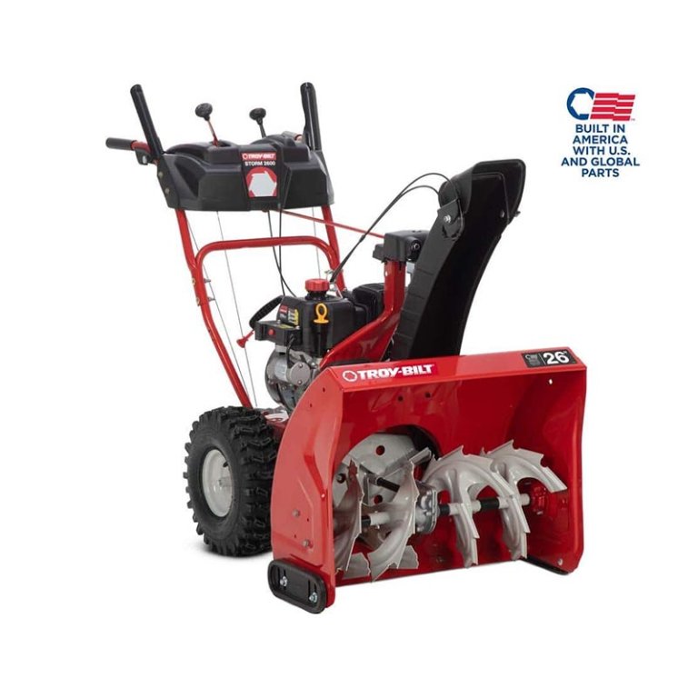  The Best Snow Blower Option :Troy-Bilt Storm 2600 Two-Stage Snow Blower