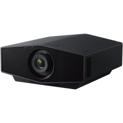 The Sony 4K HDR Laser Home Theater Projector on a white background.