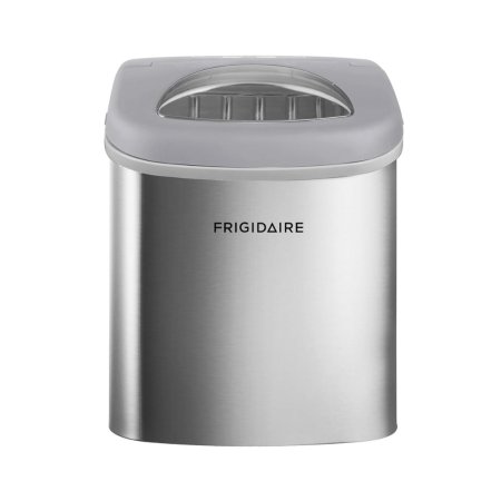  The Frigidaire Compact 26-Pound Countertop Ice Maker on a white background.