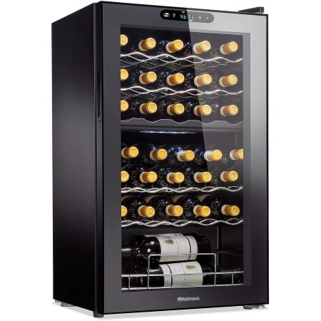 Wine Enthusiast 32-Bottle Dual-Zone Max Wine Cooler