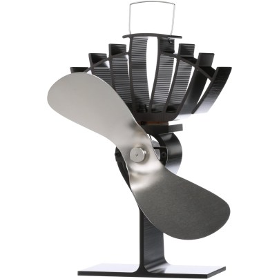 The Ecofan UltrAir Nickel Blade Wood Stove Fan on a white background.