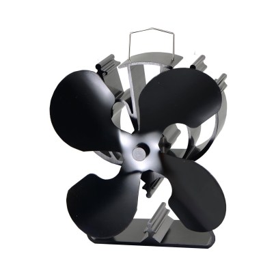 The Voda 4 Blades Wood Stove Fan on a white background.