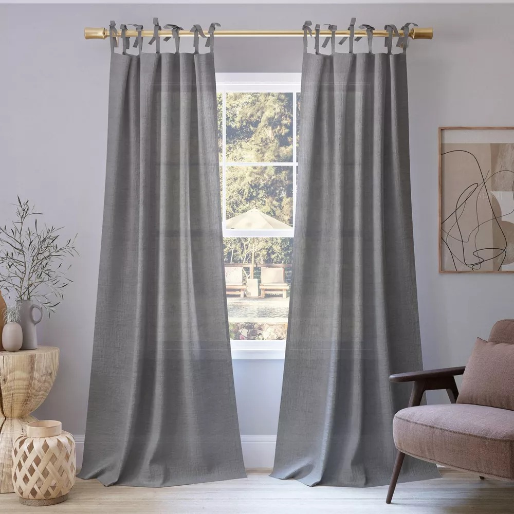 Pieces of Furniture That Will Make Any Room Feel Bigger Option Sheer Curtains
