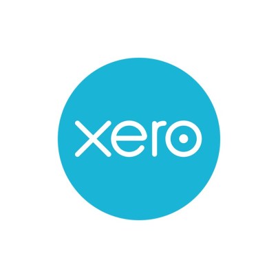 The word 'Xero' appears in white within a blue circle, set against a white background.