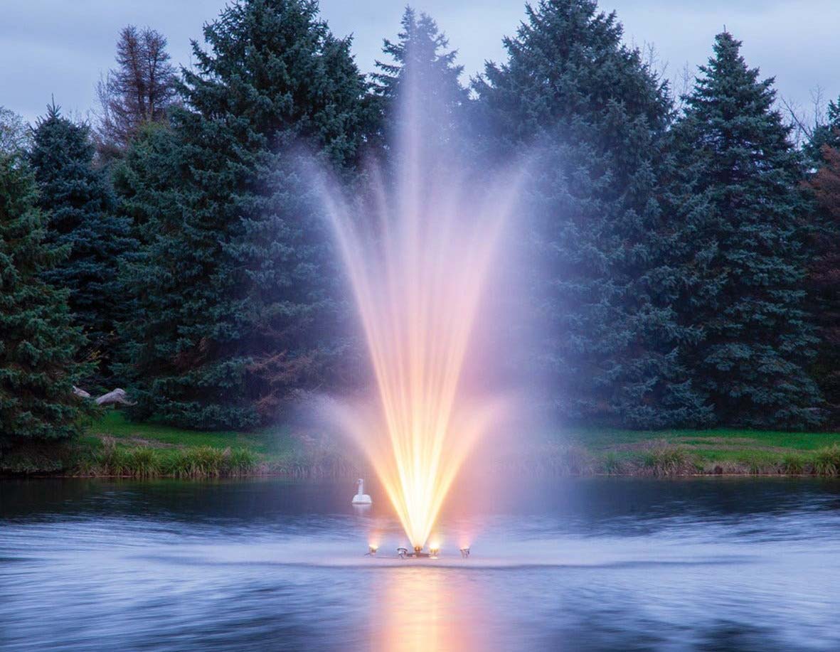 The Best Pond Fountain Option The Scott Aerator Amherst Fountain
